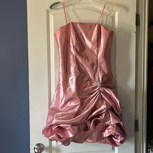 Poly USA pink prom dress